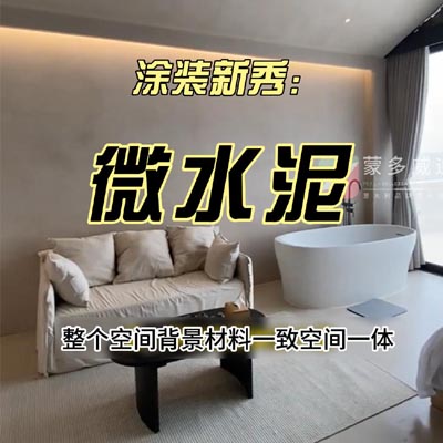 涂装新秀微水泥